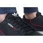 נעלי סניקרס אדידס לגברים Adidas Originals Continental 80 - שחור/אדום