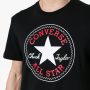 חולצת T קונברס לגברים Converse Chuck Patch - שחור