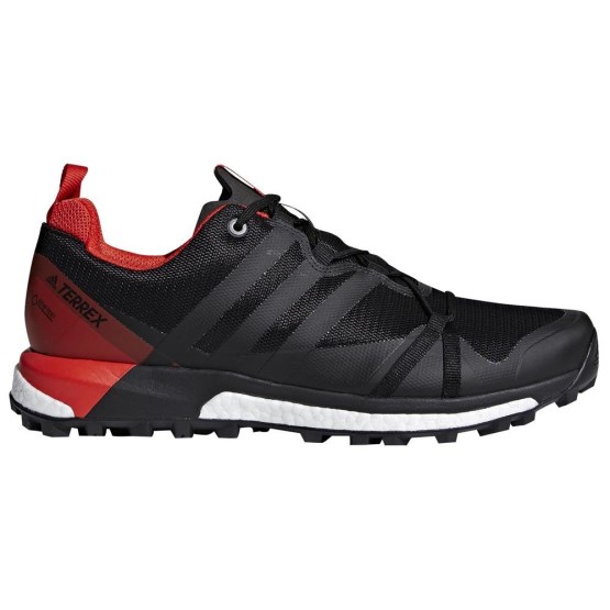 נעליים אדידס לגברים Adidas Terrex Agravic Goretex - שחור/אדום