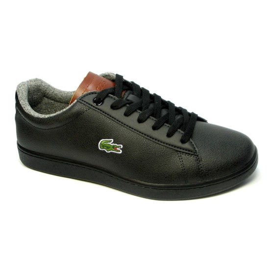 נעלי סניקרס לקוסט לגברים LACOSTE Carnaby - שחור