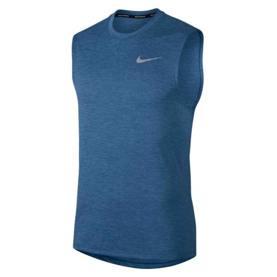 ביגוד נייק לגברים Nike  Breathe Miler Cool - כחול
