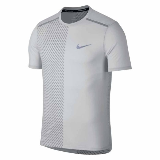 ביגוד נייק לגברים Nike  Breathe Tailwind Print - לבן