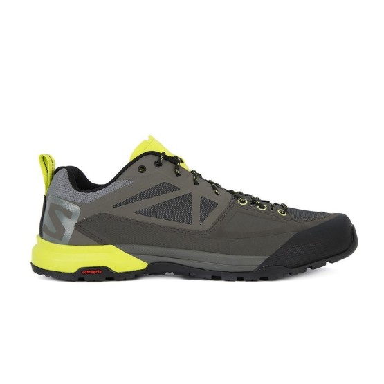 נעלי אימון סלומון לגברים Salomon X Alp Spry - אפור/צהוב