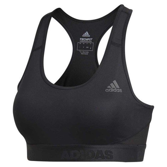 ביגוד אדידס לנשים Adidas Alphaskin Sport Padded Bra - שחור