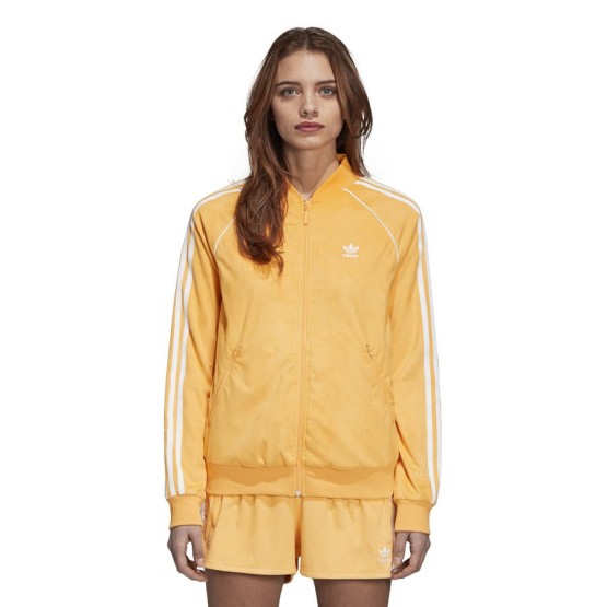 בגדי חורף Adidas Originals לנשים Adidas Originals SST Track - צהוב