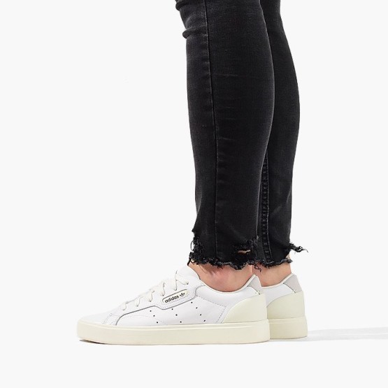 נעלי סניקרס אדידס לנשים Adidas Originals Sleek - לבן