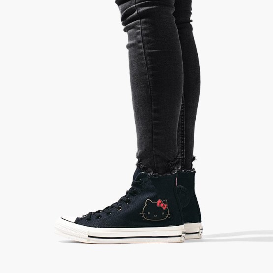 נעליים קונברס לנשים Converse Chuck 70 x Hello Kitty High Top - שחור