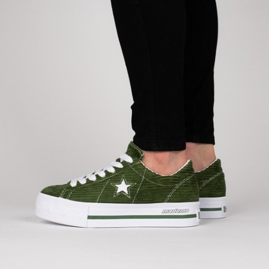 נעליים קונברס לנשים Converse One Star Platform OX - ירוק