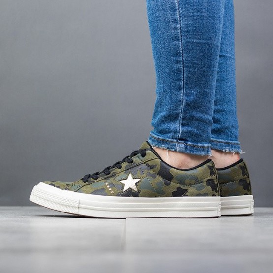נעליים קונברס לנשים Converse One Star - ירוק