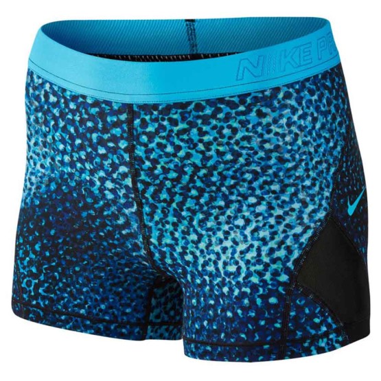 ביגוד נייק לנשים Nike  Pro Cool Hypercool Short 3In Woven KLP - כחול