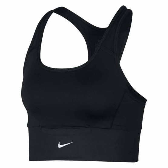 ביגוד נייק לנשים Nike  Swoosh Pocket Bra - שחור
