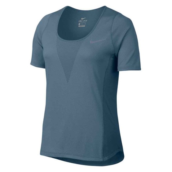 ביגוד נייק לנשים Nike  Zonal Cooling Relay S/S Top - כחול