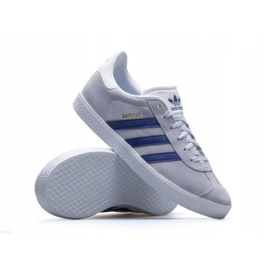 נעלי סניקרס אדידס לנשים Adidas Originals Gazelle - אפור/כחול