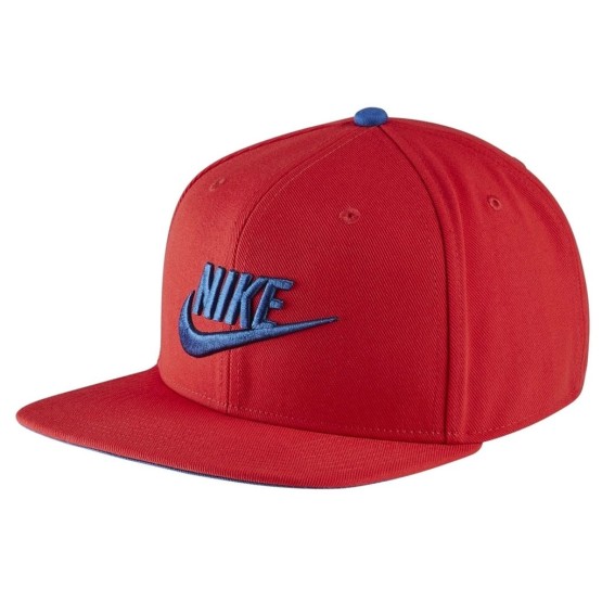 אביזרי ביגוד נייק לנשים Nike U NSW PRO CAP FUTURA - כחול/אדום