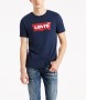 חולצת טי שירט ליוויס לגברים Levis Graphin Setin Neck - כחול כהה