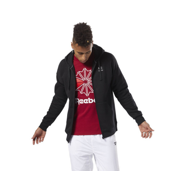 בגדי חורף ריבוק לגברים Reebok Classics F Full Zip Hoodie international  - שחור