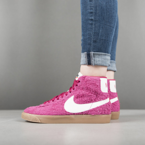 נעלי סניקרס נייק לנשים Nike Blazer Md Suede Vintage - ורוד