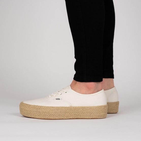 נעליים ואנס לנשים Vans Authentic Platform Marshmallow - לבן