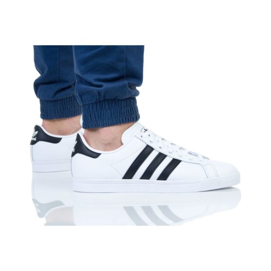 נעלי סניקרס אדידס לגברים Adidas Originals COAST STAR - לבן/שחור