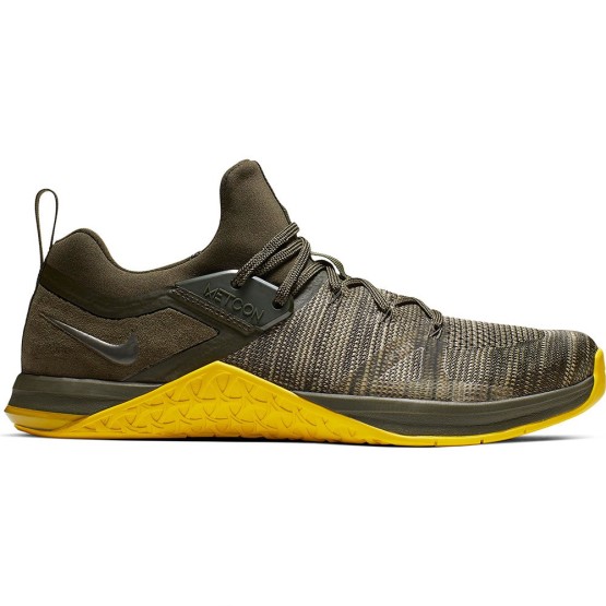נעלי אימון נייק לגברים Nike Metcon Flyknit 3 - חום כהה