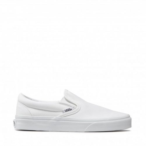 vans classic white slip on womens