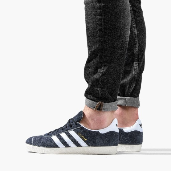 נעלי סניקרס אדידס לגברים Adidas Originals Gazelle - אפור