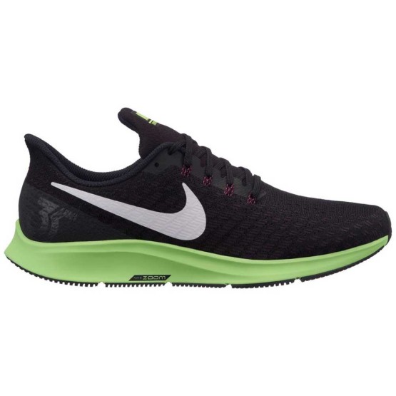 נעליים נייק לגברים Nike Air zoom Pegasus 35 - שחור/ירוק