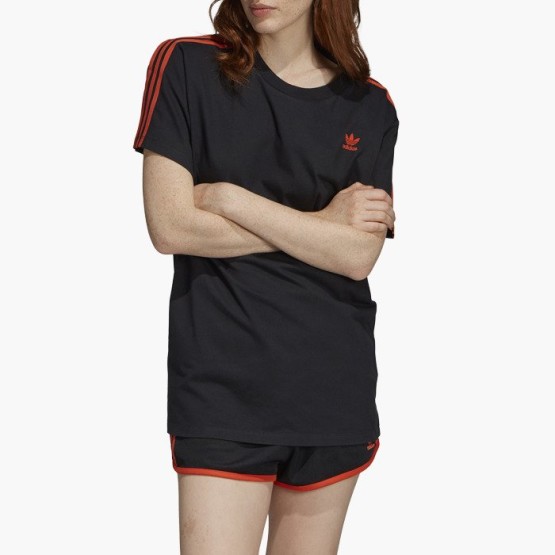 חולצת טי שירט אדידס לנשים Adidas Originals Boyfriend Tee - שחור/אדום