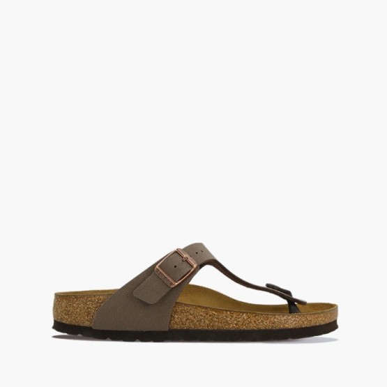 כפכפי בירקנשטוק לנשים Birkenstock Gizeh BS - חום/שחור