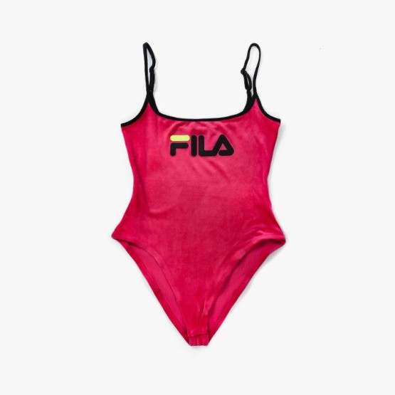 בגדי ים פילה לנשים Fila Leya Bodysuit - ורוד