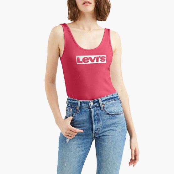 ביגוד ליוויס לנשים Levi's Graphic Bodysuit - אדום