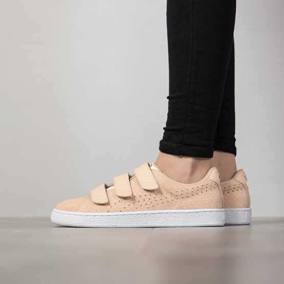 נעליים פומה לנשים PUMA Basket Strap Exotic Skin Pack - בז'