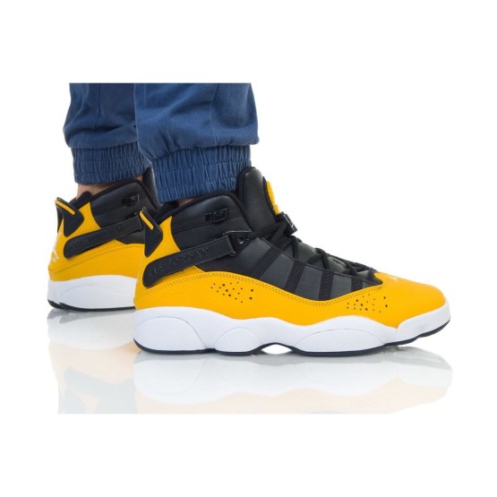 נעלי כדורסל נייק לגברים Nike JORDAN 6 RINGS - שחור/צהוב