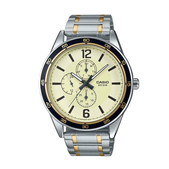 שעון קסיו לגברים CASIO MTPE319S - כסף
