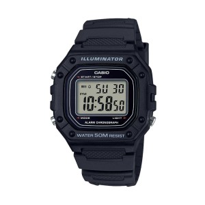 שעון קסיו לגברים CASIO W218 - שחור
