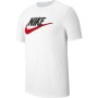 חולצת T נייק לגברים Nike BRAND MARK - לבן