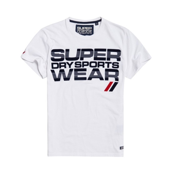 ביגוד סופרדרי לגברים Superdry Sportwear Speed - לבן