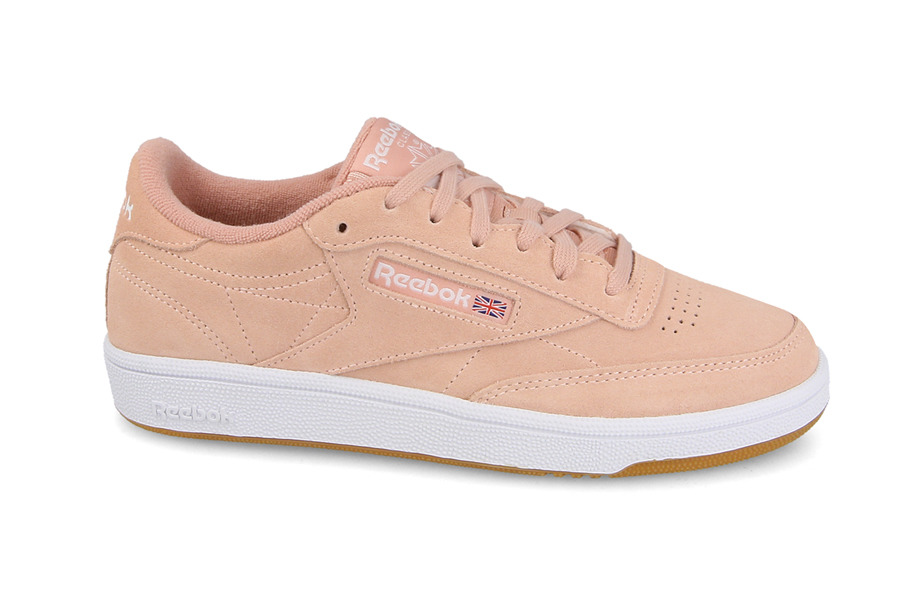 reebok club c 85 peach