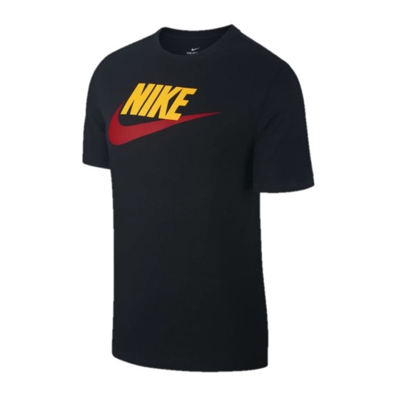 ביגוד נייק לגברים Nike NSW TEE ICON FUTURA - שחור/צהוב