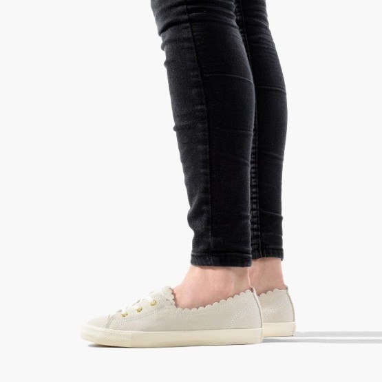 נעלי סניקרס קונברס לנשים Converse Chuck Taylor All Star Frilly Thriils - אפור בהיר