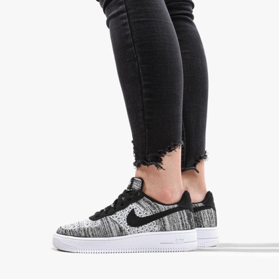 נעליים נייק לנשים Nike Air Force 1 Flyknit 2.0 GS - אפור