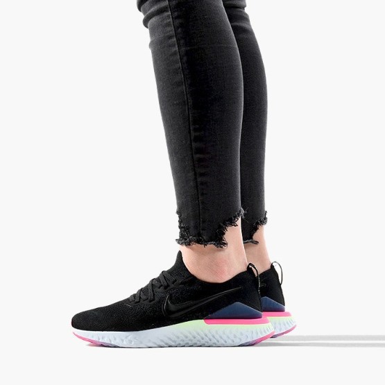 נעליים נייק לנשים Nike Epic React Flyknit 2 GS - שחור