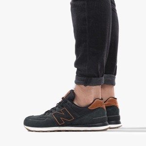 נעלי סניקרס ניו באלאנס לגברים New Balance ML574 - שחור/חום