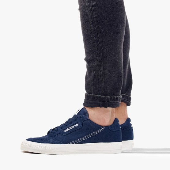 נעלי סניקרס אדידס לגברים Adidas Originals Continental Vulc - כחול