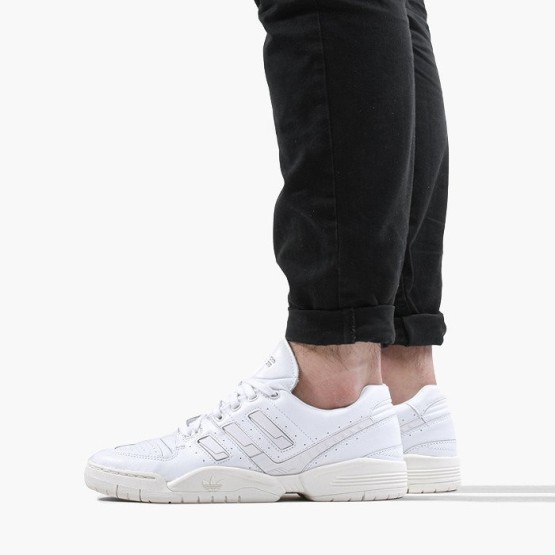 נעלי סניקרס אדידס לגברים Adidas Originals Torsion - לבן מלא