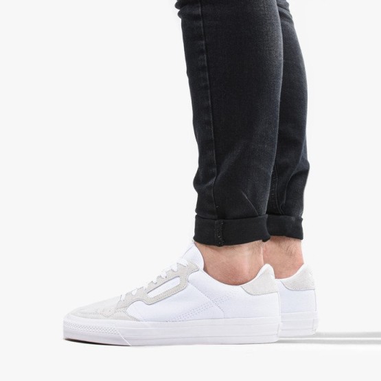 נעלי סניקרס אדידס לגברים Adidas Originals Originals Continental Vulc - לבן