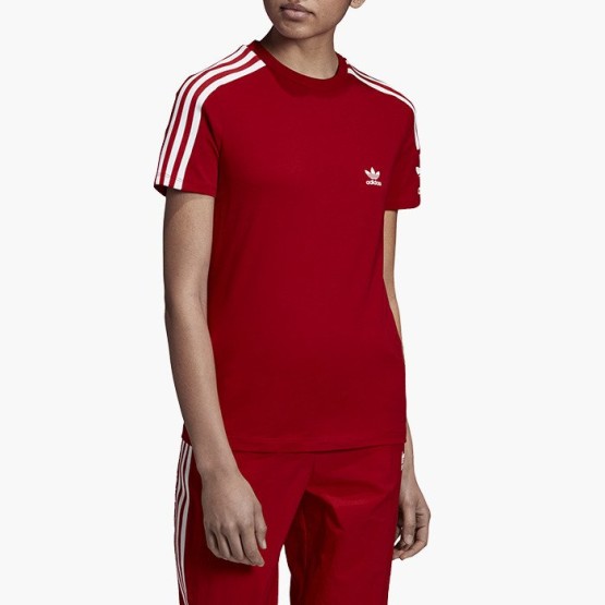 חולצת אימון אדידס לנשים Adidas Originals Lock Up Tee - אדום
