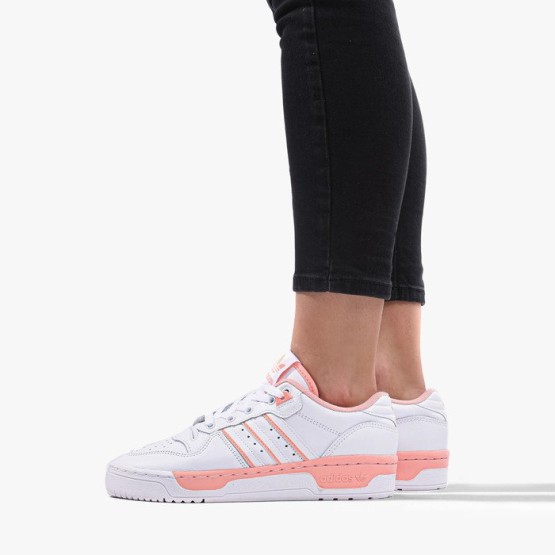 נעלי סניקרס אדידס לנשים Adidas Originals Rivalry Low - לבן/ורוד