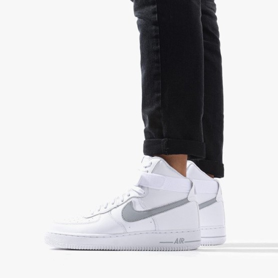 נעלי סניקרס נייק לגברים Nike Air Force 1 High 07 - לבן