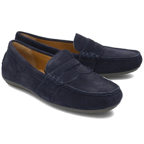 נעליים אלגנטיות ראלף לורן  לגברים Ralph Lauren Polo  Reynold - כחול כהה